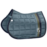 Eskadron Classic Sports Big Square Matt Gloss Saddle Cloth in Steel Blue